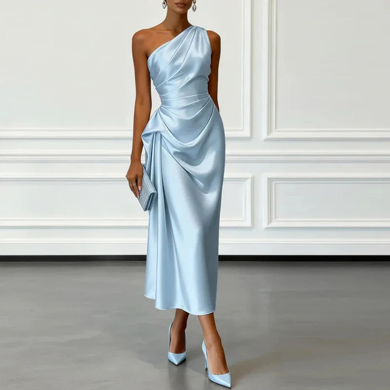 Gracia Satin Wedding Guest Dress
