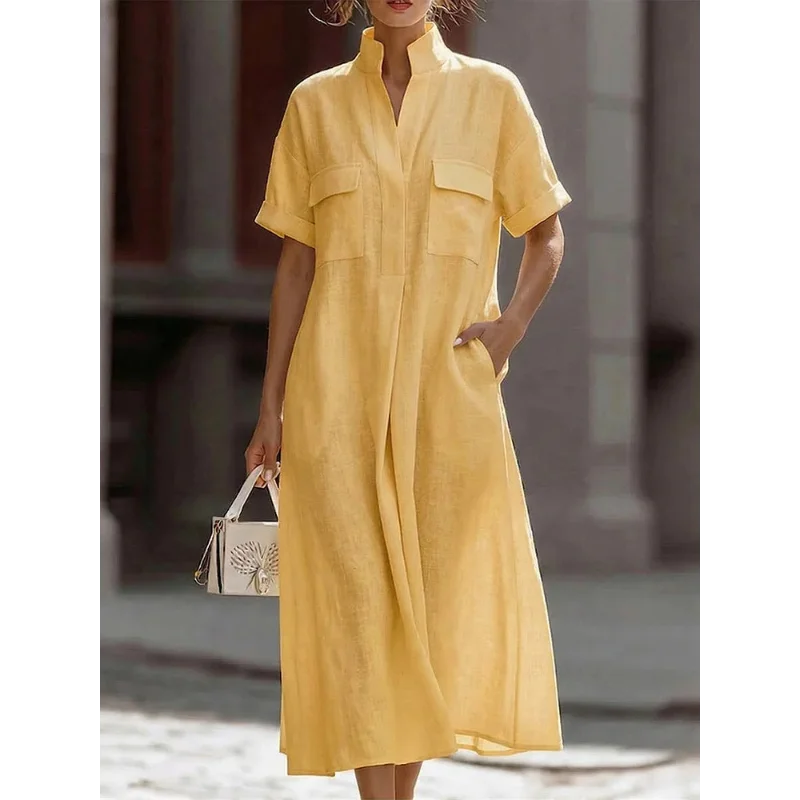 Ivy Loose Shirt Dress