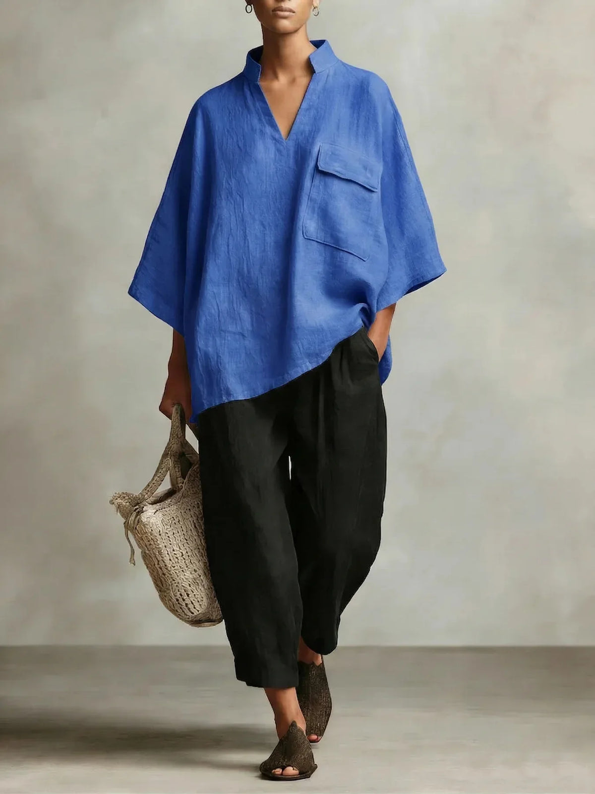 Monica Poncho Co-Ord Set