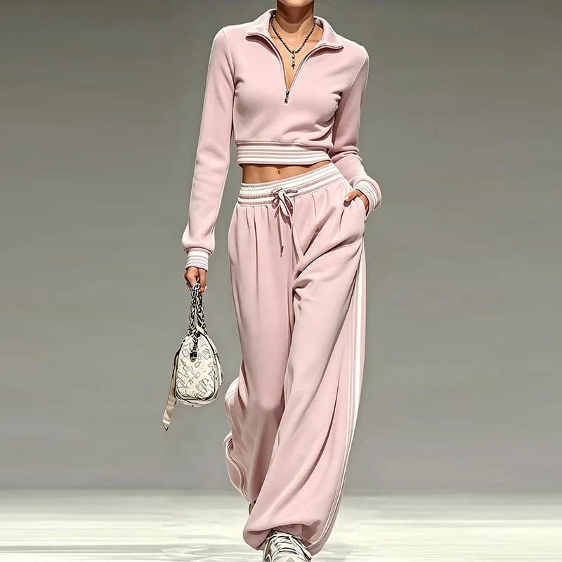 Roslie Relaxed Zip Activewear Set