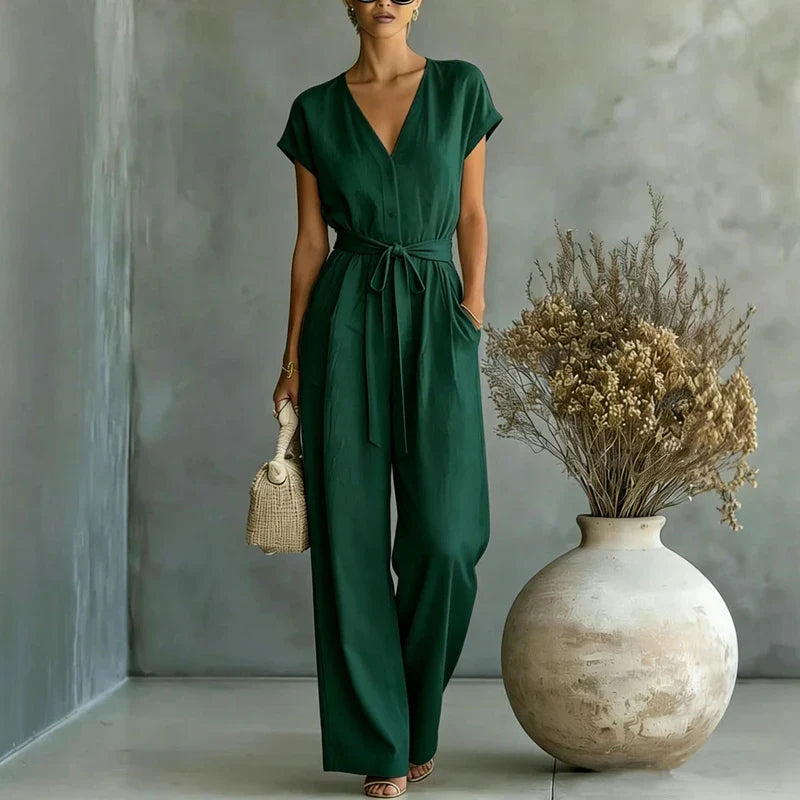Mabel V-Neck One Piece Set