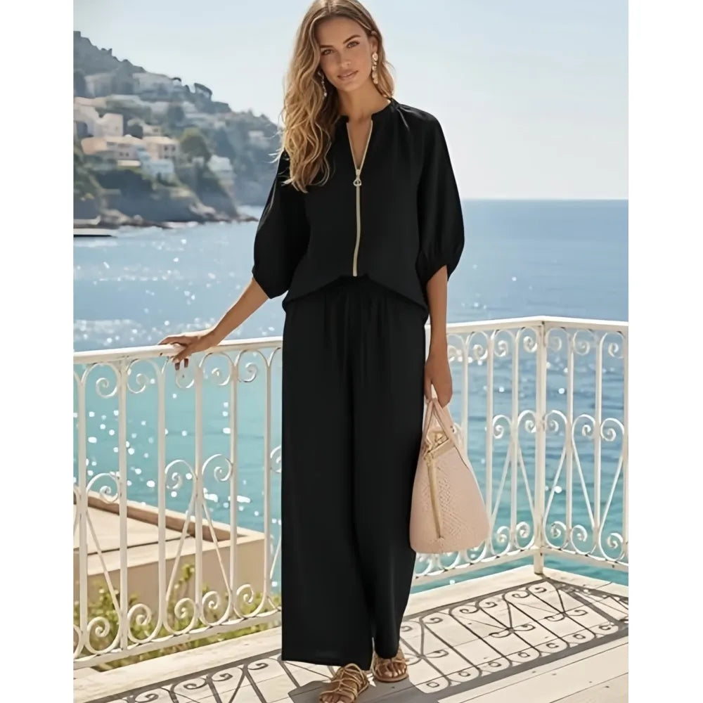 Andrea Relaxed Trouser Set