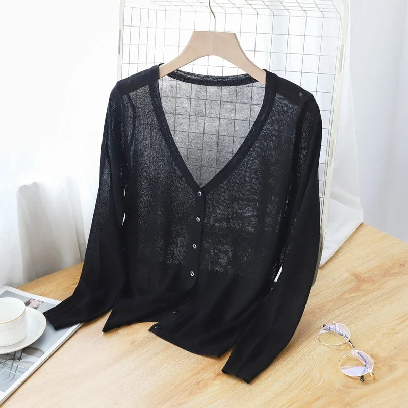 Josephine Ice Silk Cardigan