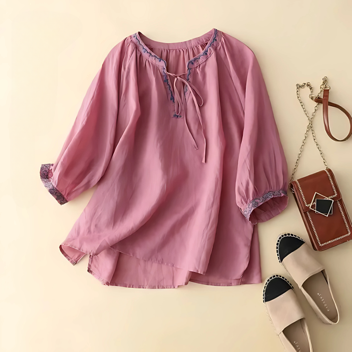 Ardene Cotton Embroidery Shirt