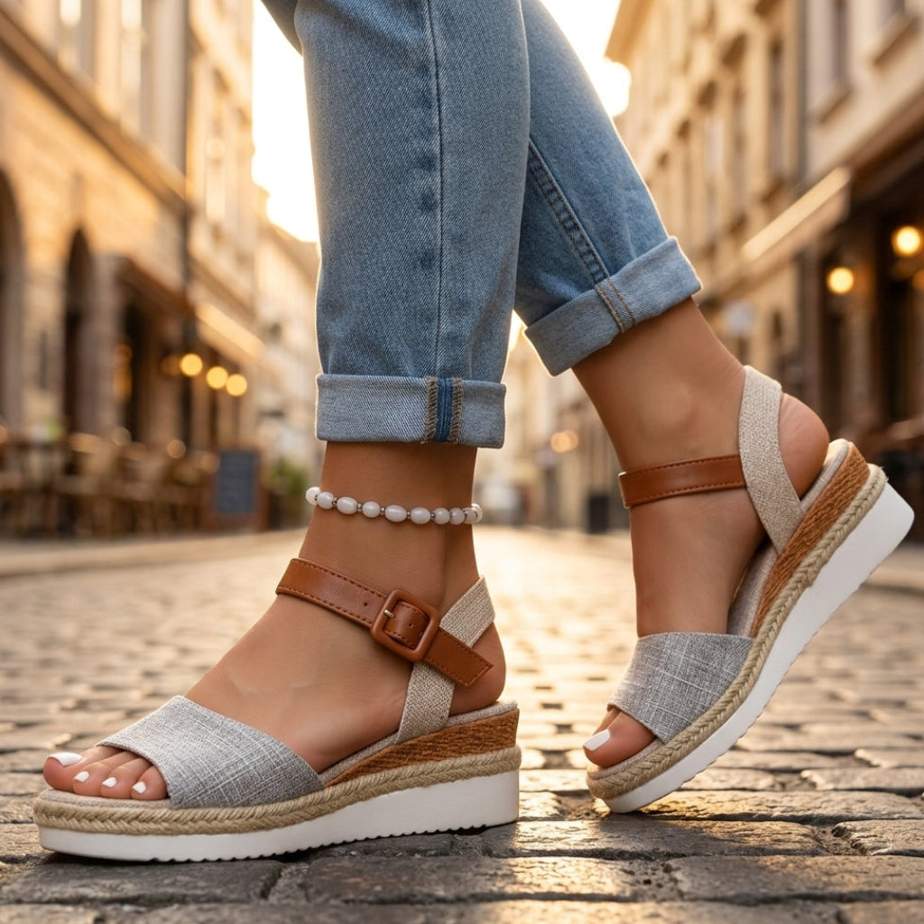 Tessa Platform Wedge Sandals