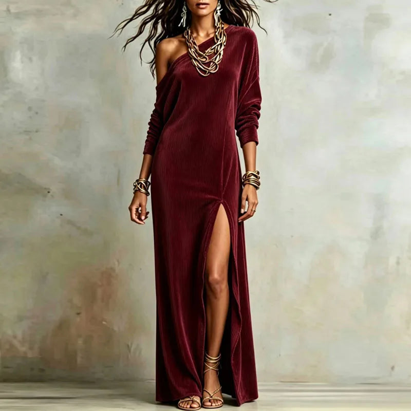Elena Off Shoulder Maxi Dress