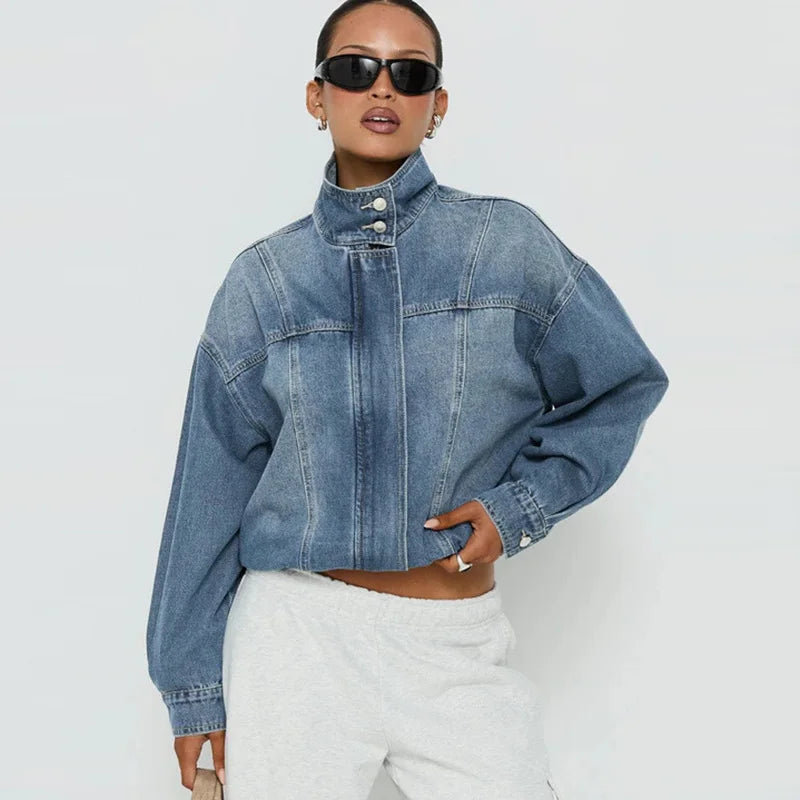 Louise Cropped Denim Jacket