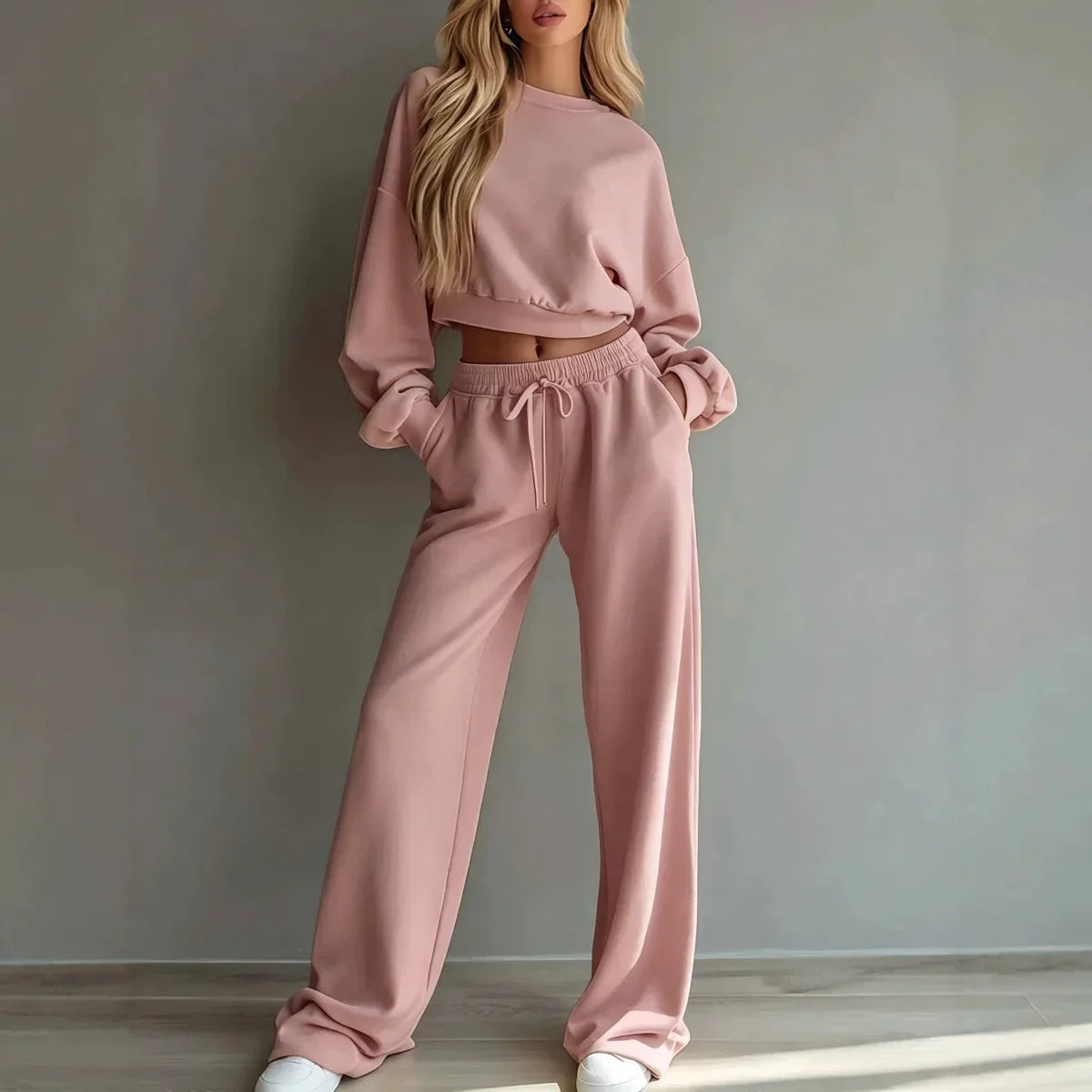 Elowen Cropped Lounge Set