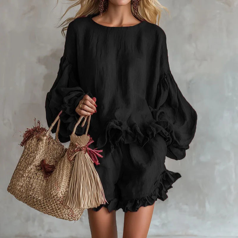 Pandora Ruffle Mini Dress