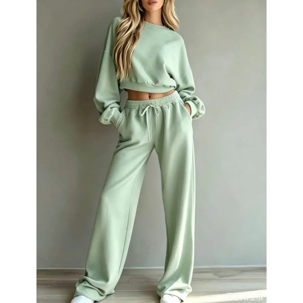 Elowen Cropped Lounge Set