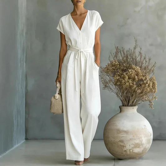 Mabel V-Neck One Piece Set
