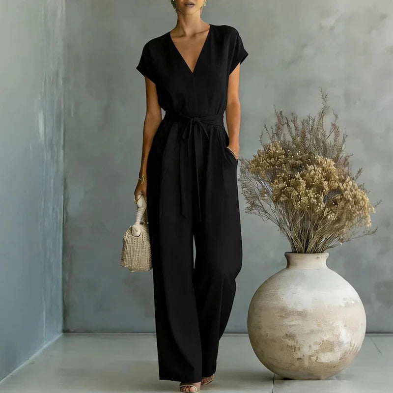 Mabel V-Neck One Piece Set