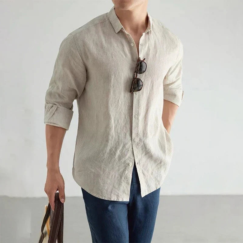 Shoreline Breeze Linen Shirt