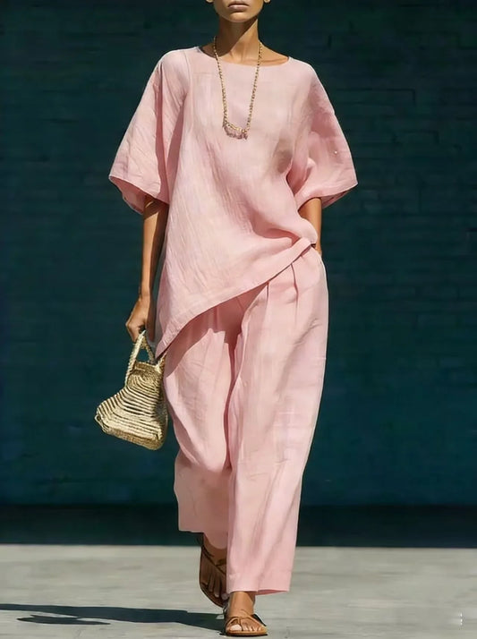 Kalynra Linen Matching Set
