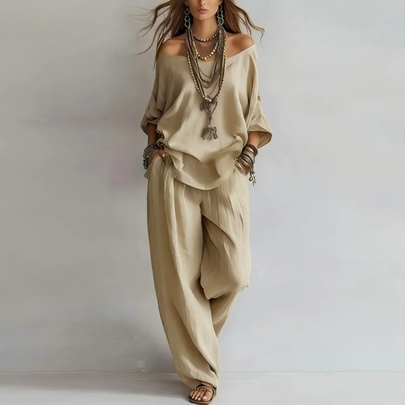 Mia Off Shoulder Co-ord Set