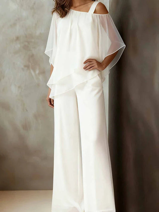 Callie Flowy Wide Leg Pant Set