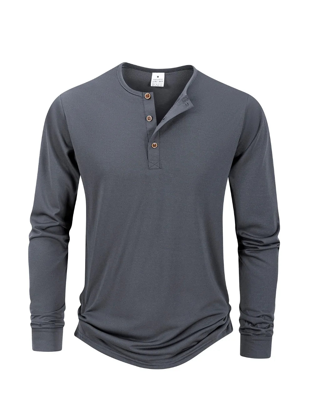 Marco Henley Long Sleeve Neckline Shirt