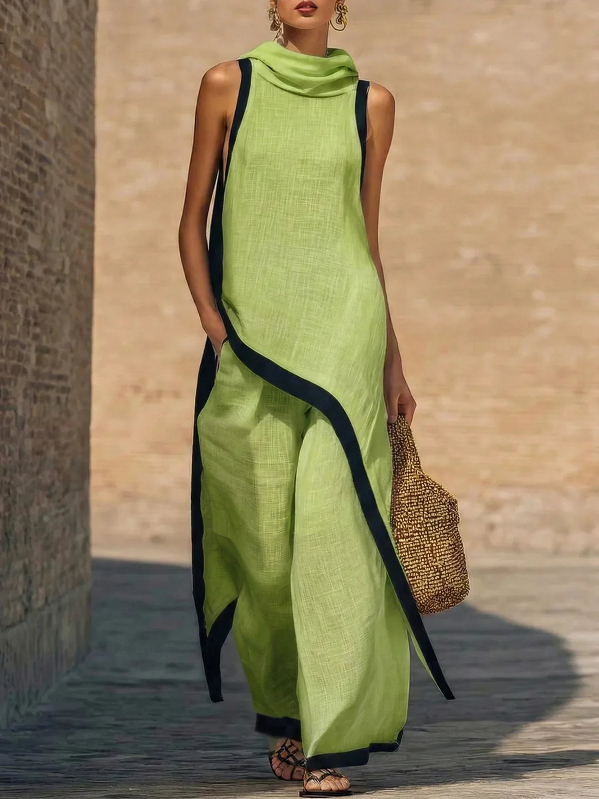 Camillia Linen Two Piece Set