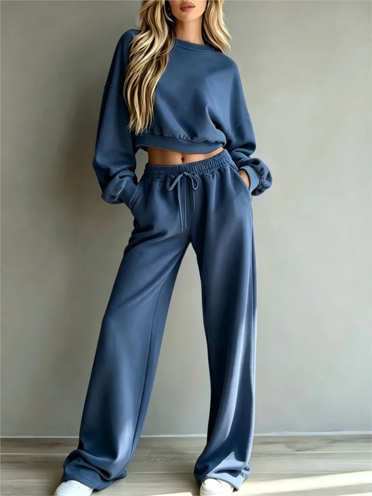 Elowen Cropped Lounge Set