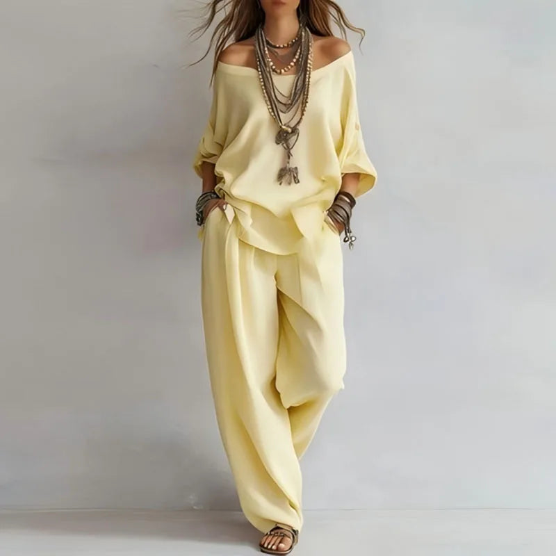 Mia Off Shoulder Co-ord Set