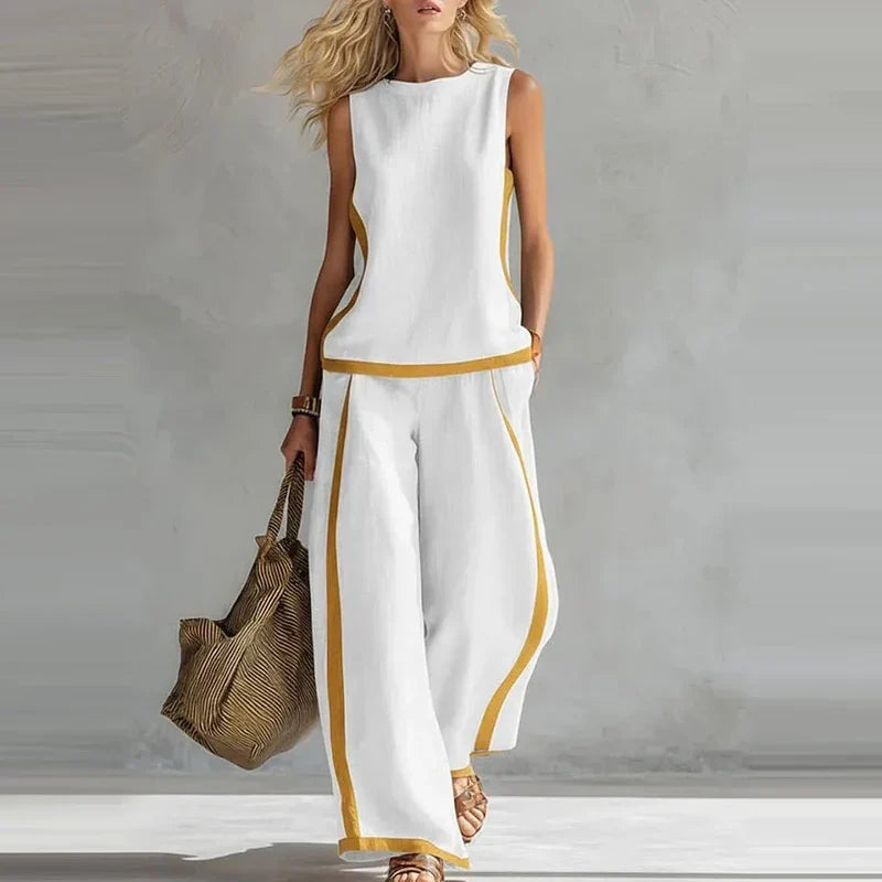 Andrea Wide Leg Matching Set