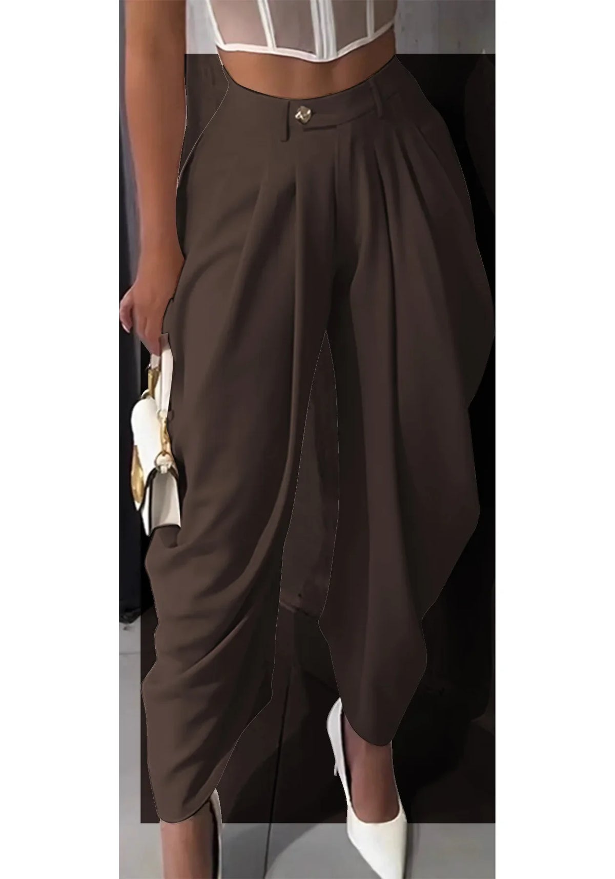 Arya Draped Harem Trousers