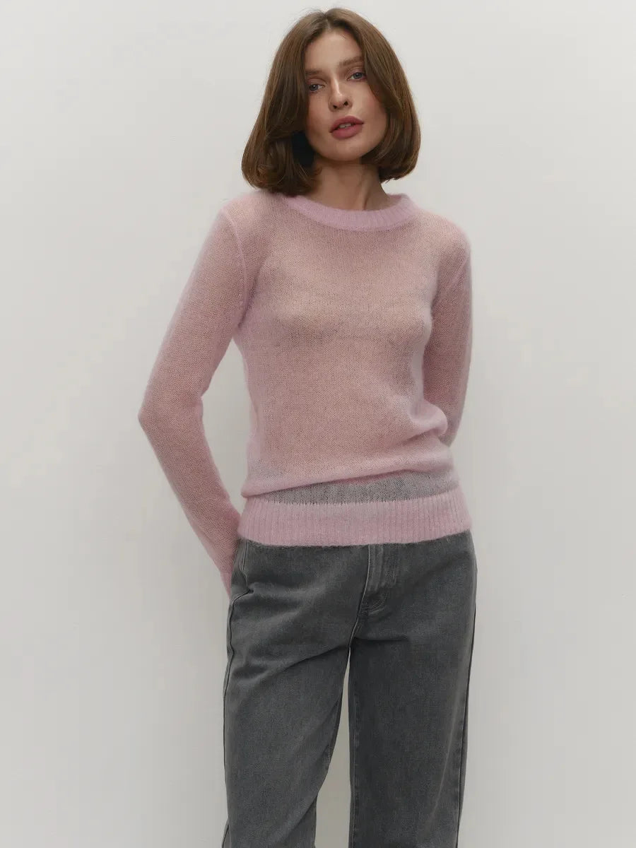 Kayla Mohair Knit Sweater