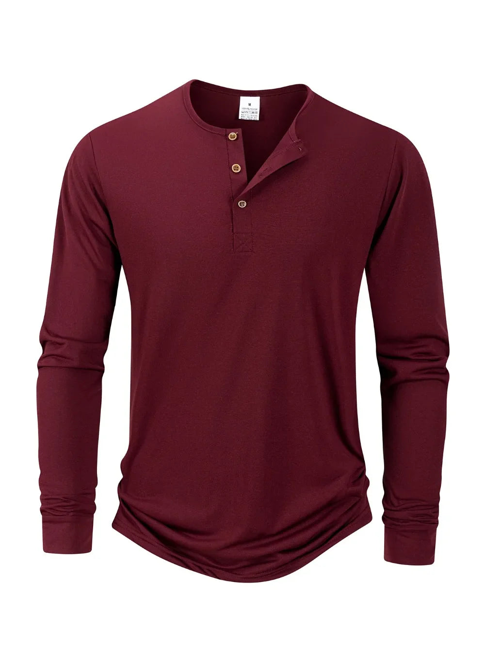 Marco Henley Long Sleeve Neckline Shirt