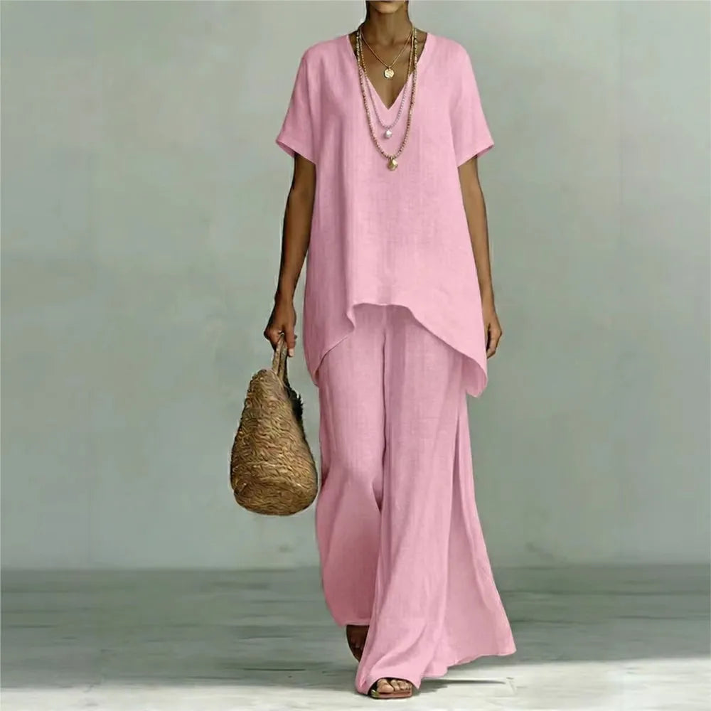 Valerie Linen Two Piece Set