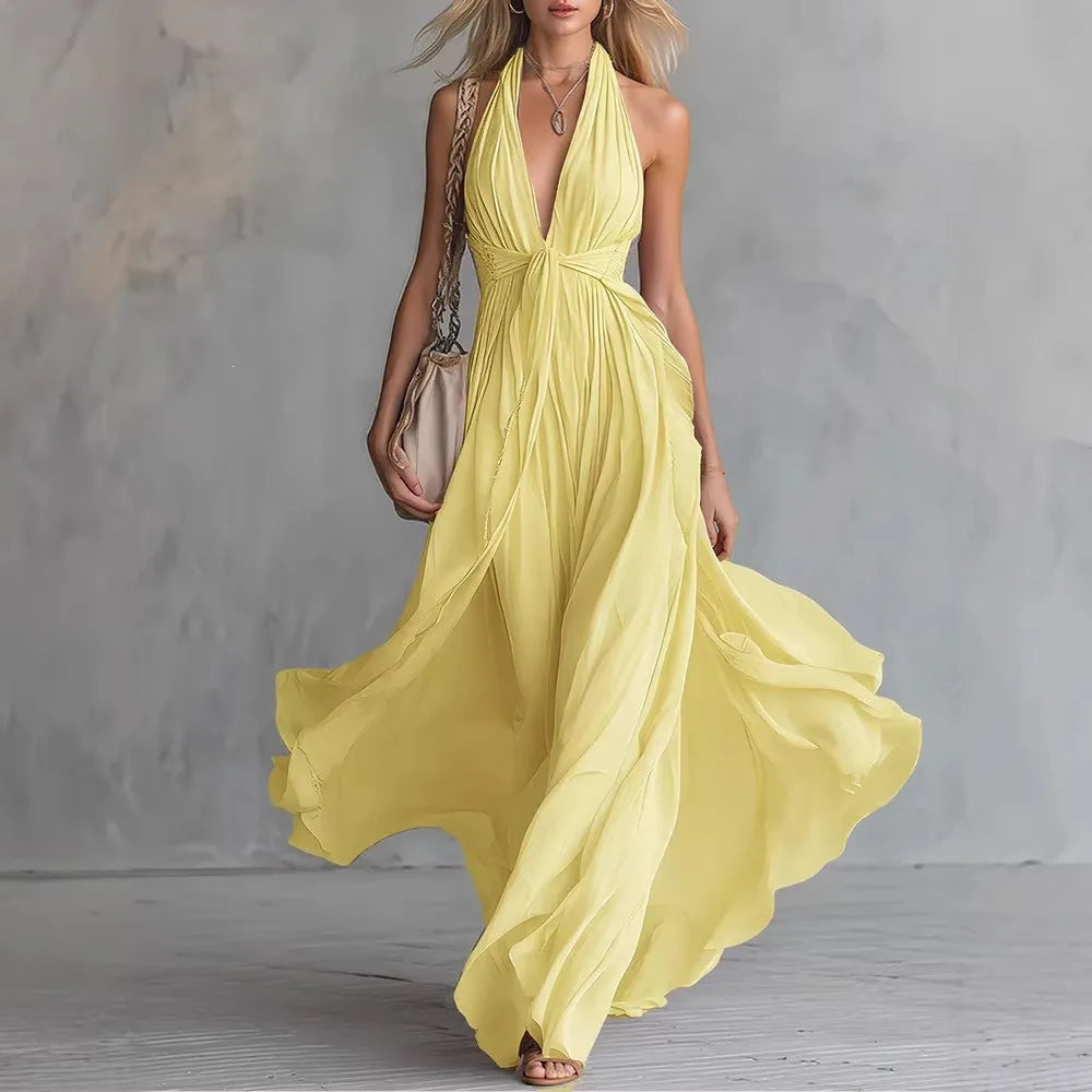 Roselyn Flowy Evening Dress