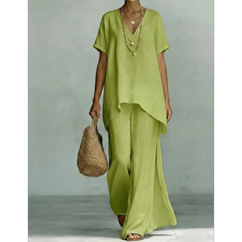 Valerie Linen Two Piece Set