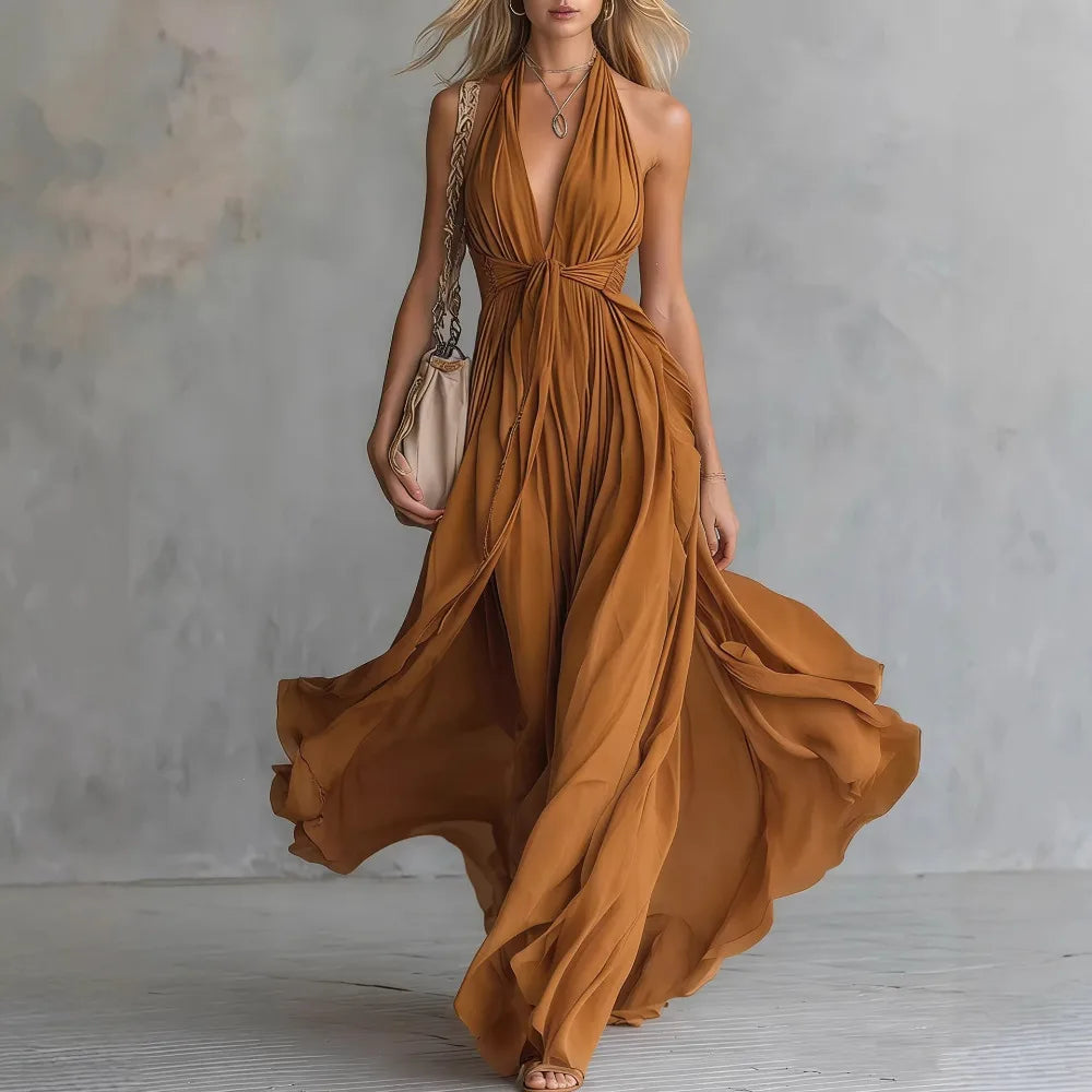 Roselyn Flowy Evening Dress