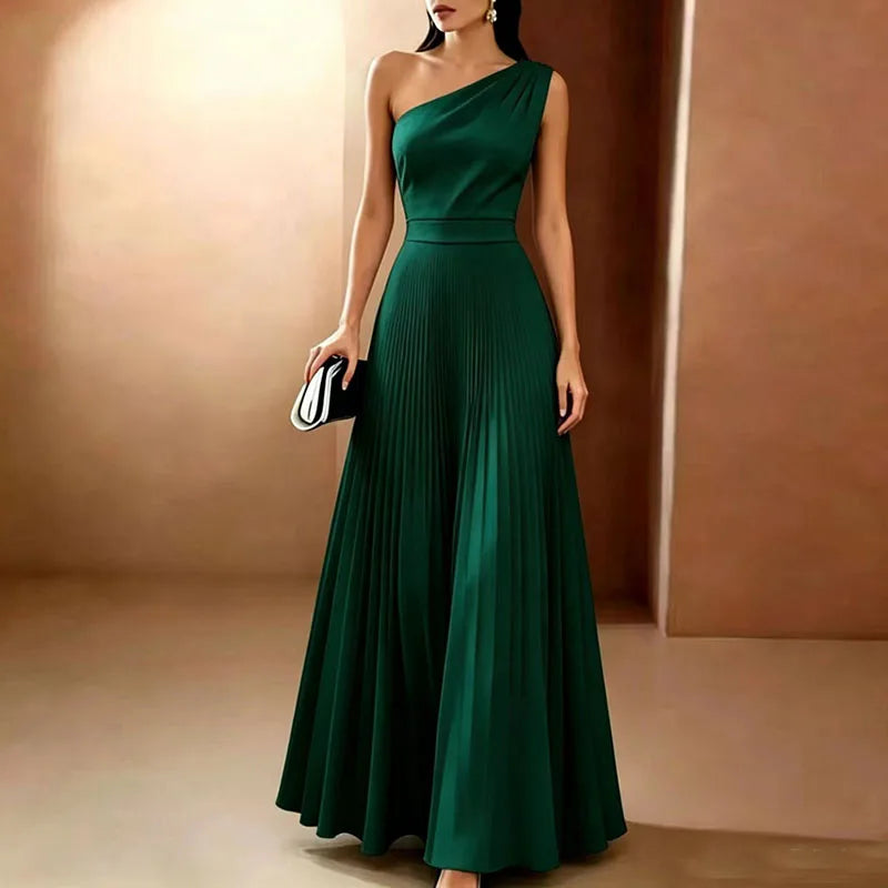 Celina One Shoulder Maxi Dress