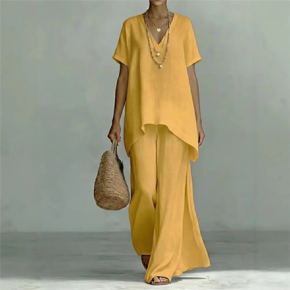 Valerie Linen Two Piece Set