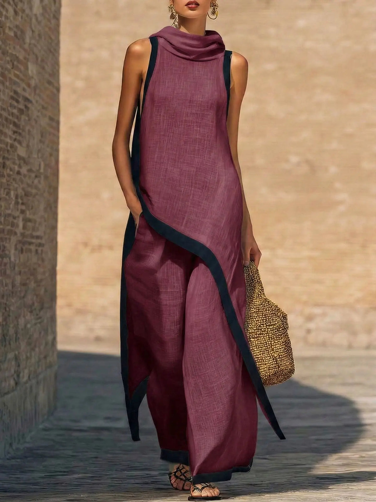 Camillia Linen Two Piece Set