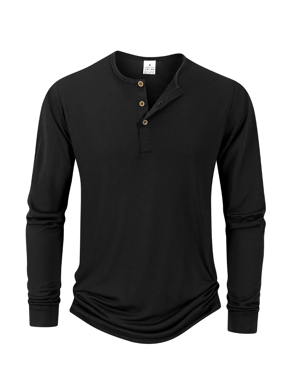 Marco Henley Long Sleeve Neckline Shirt