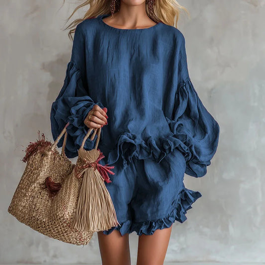 Pandora Ruffle Mini Dress