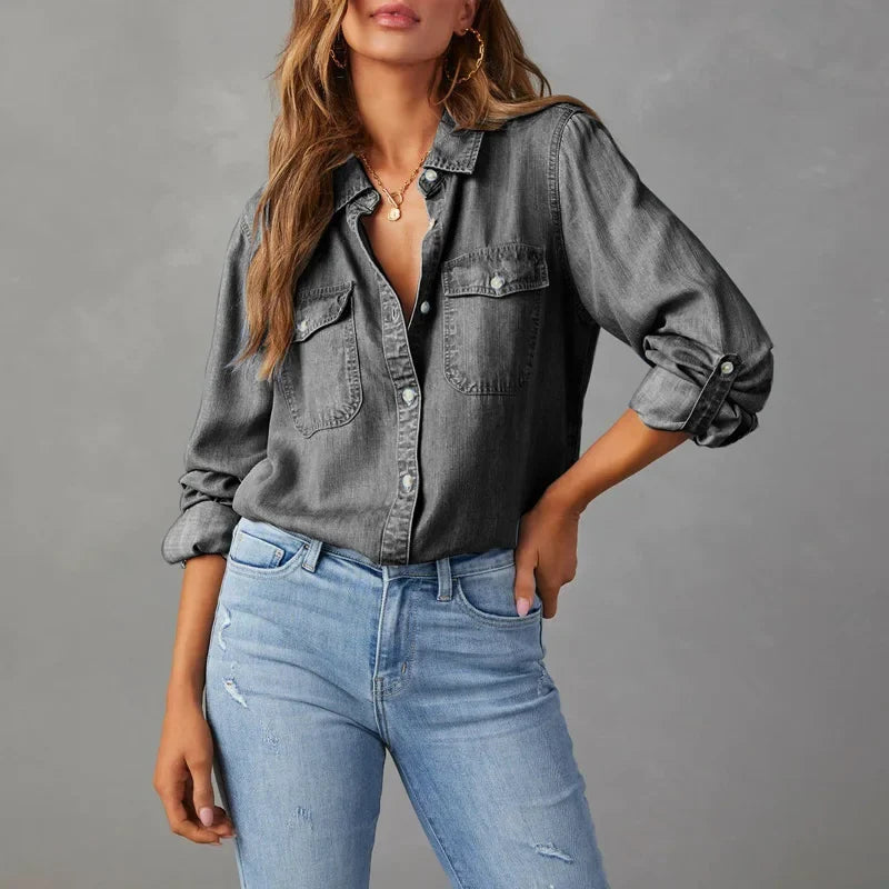 Linda Relaxed Denim Shirt