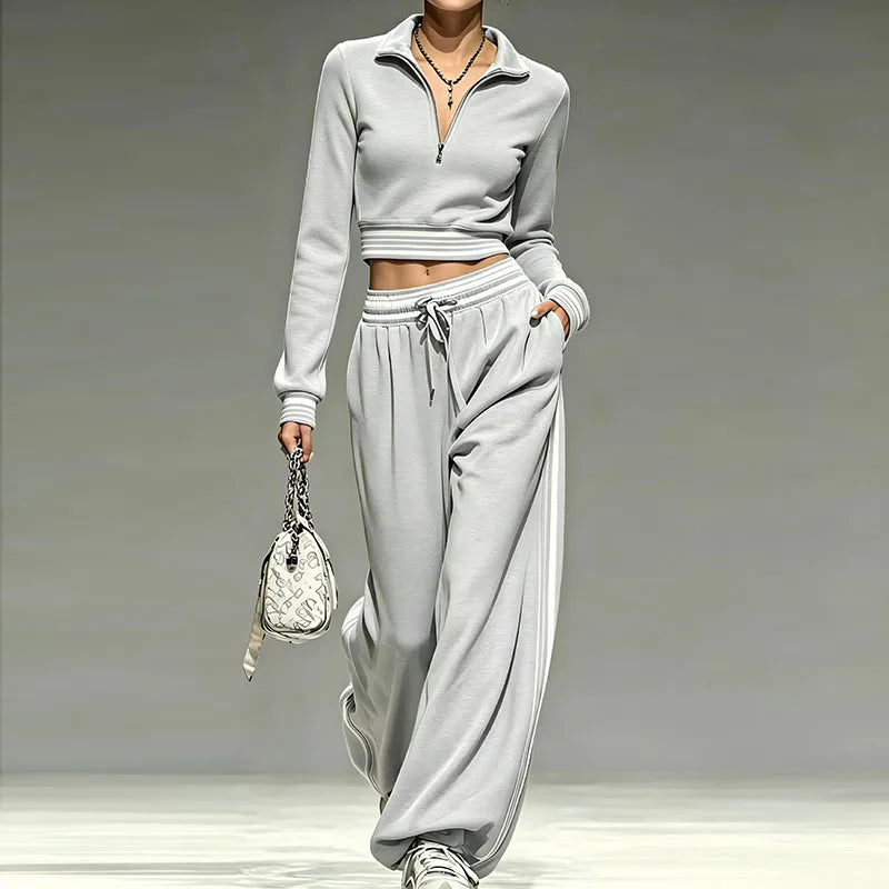 Roslie Relaxed Zip Activewear Set