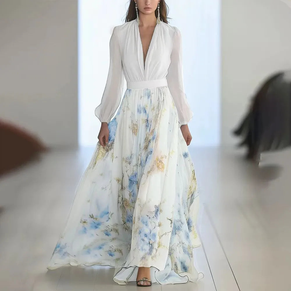 Celena Floral Print Wedding Guest Dress