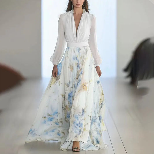 Celena Floral Print Wedding Guest Dress