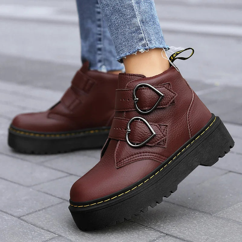 Orlinda Supportive Leather Platforms