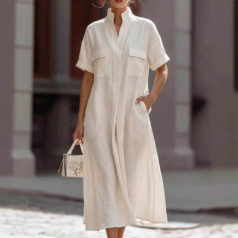 Ivy Loose Shirt Dress