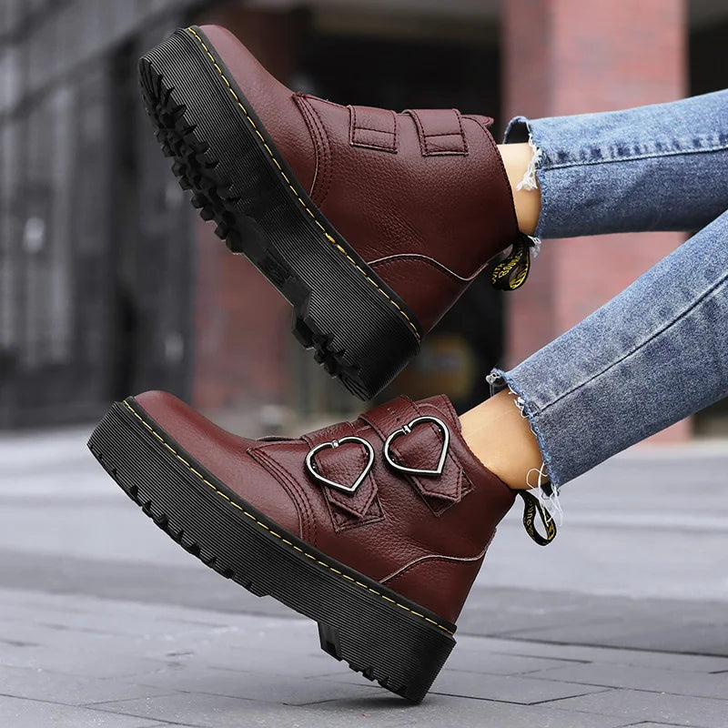 Orlinda Supportive Leather Platforms