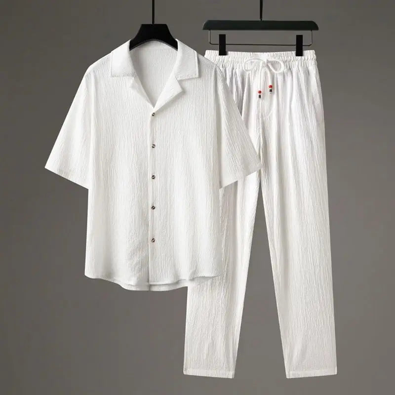 Victor Linen Two Piece Set