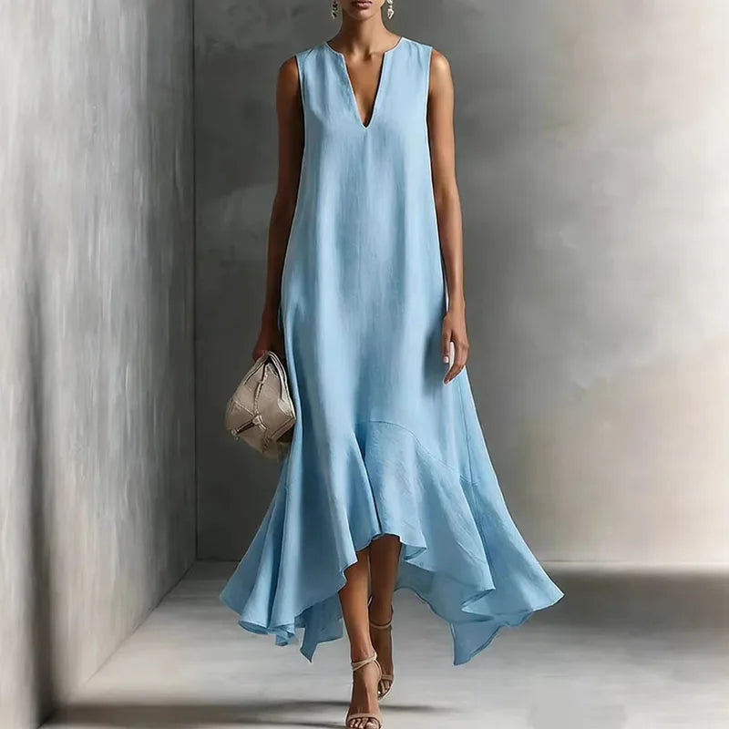 Charlotte V Neck Flowy Sundress