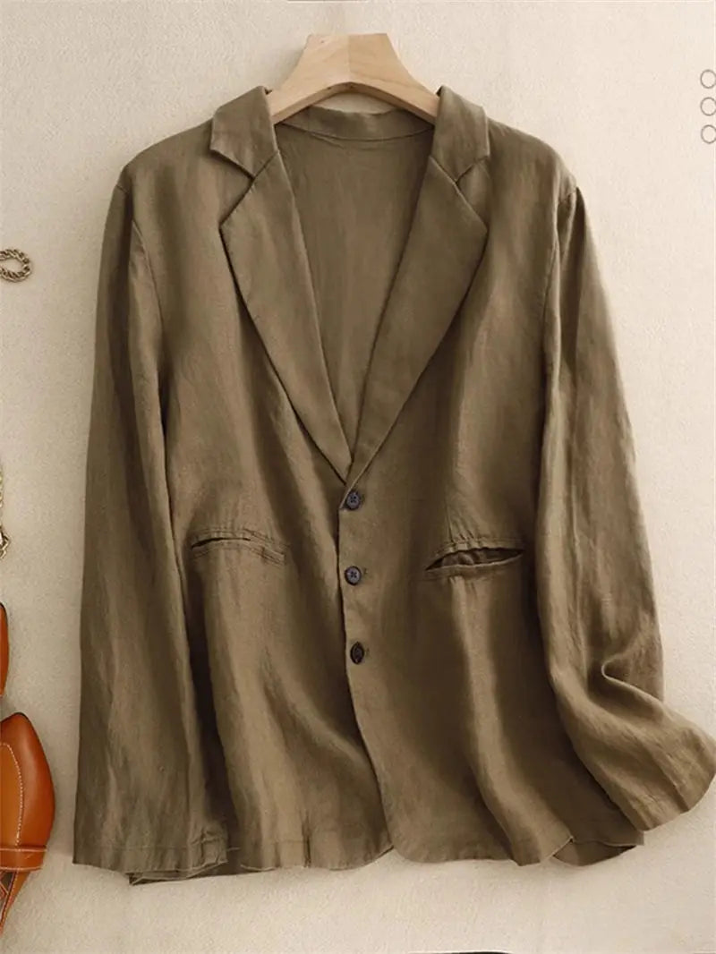 Amelia Linen Blend Blazer