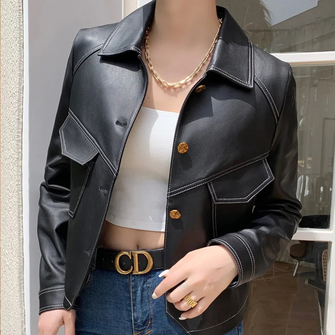 Matilda Biker Leather Jacket