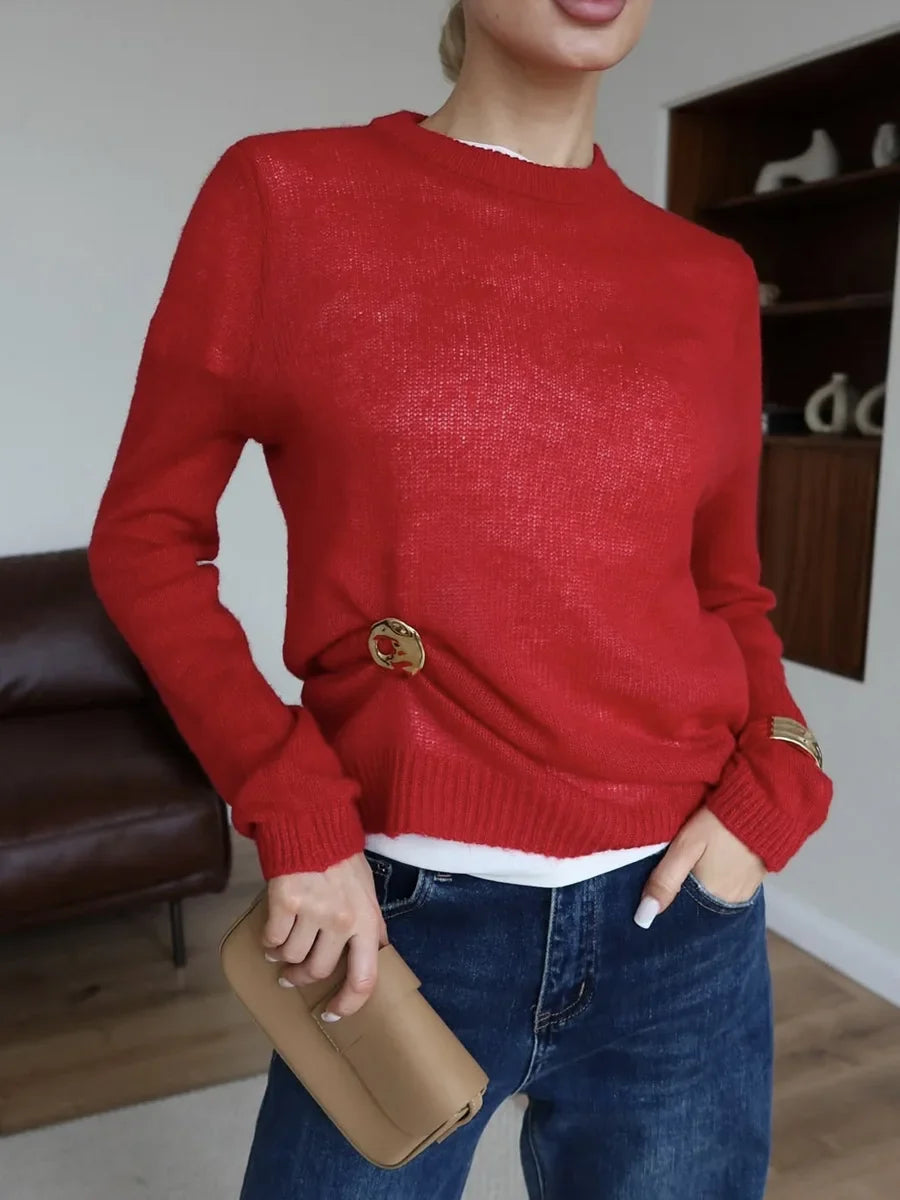 Kayla Mohair Knit Sweater