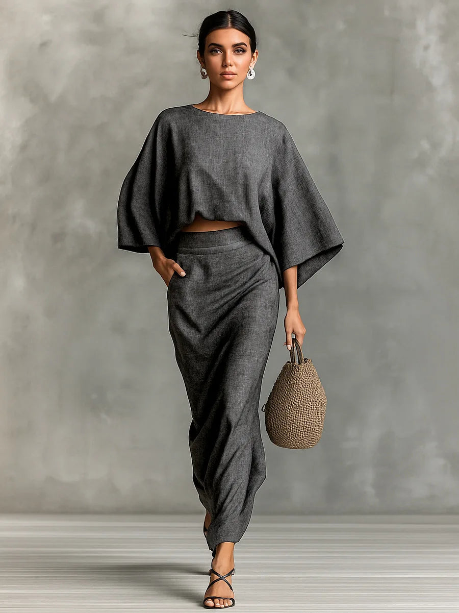 Amanda Bat Sleeve Set